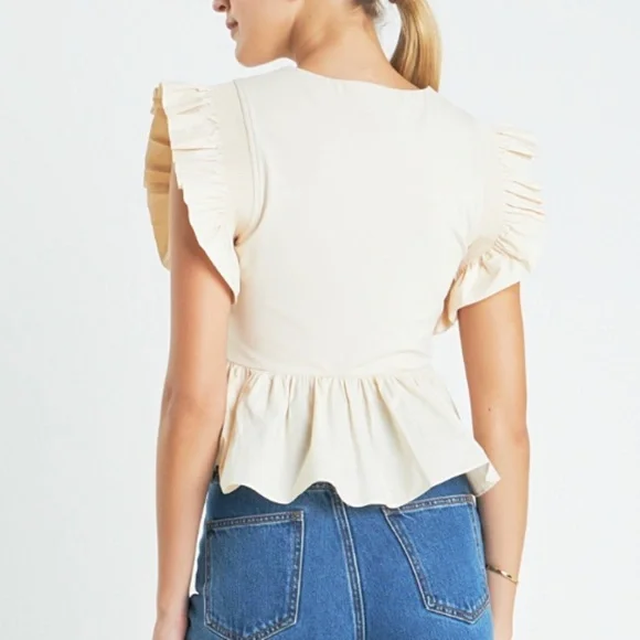 Boheme Ruffle Top - Picture 2 of 2